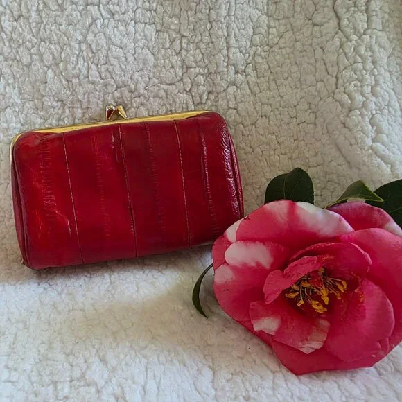 Collection of Red Eel Purse Accessories - Picture 11 of 16
